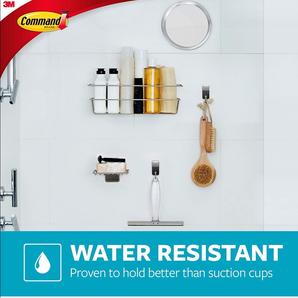 Command Modern Reflections Medium Metal Bath Hook